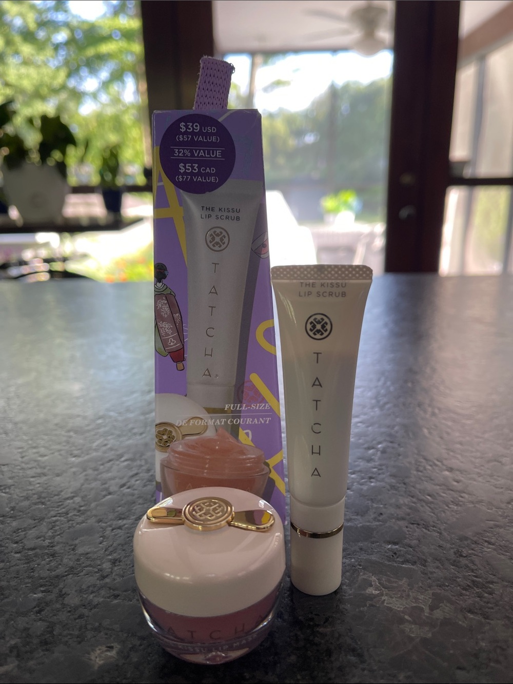 Tatcha Gimmee a Kissu Set with the Kissu Lip Scrub & the Kissu Lip Mask